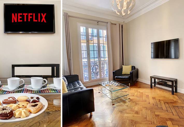 Entire apartment, N&J -  Palais Arnulf - Central - Very close sea in Nice (France), Mediterranean Coast (France)