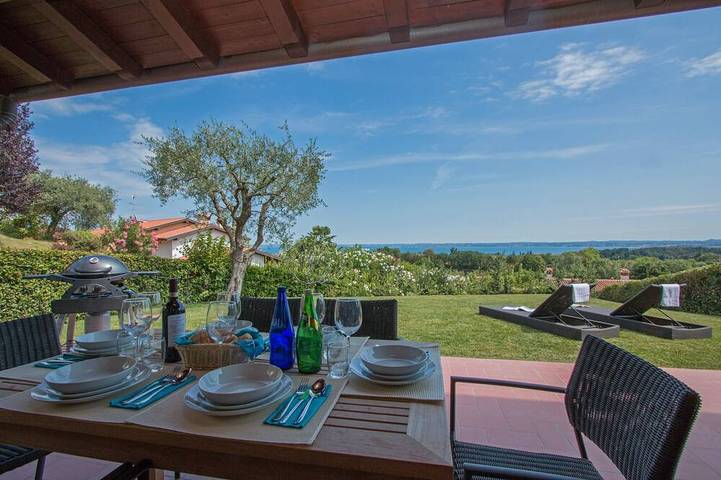 Ferienhaus für 7 Personen, mit Garten in Soiano del Lago