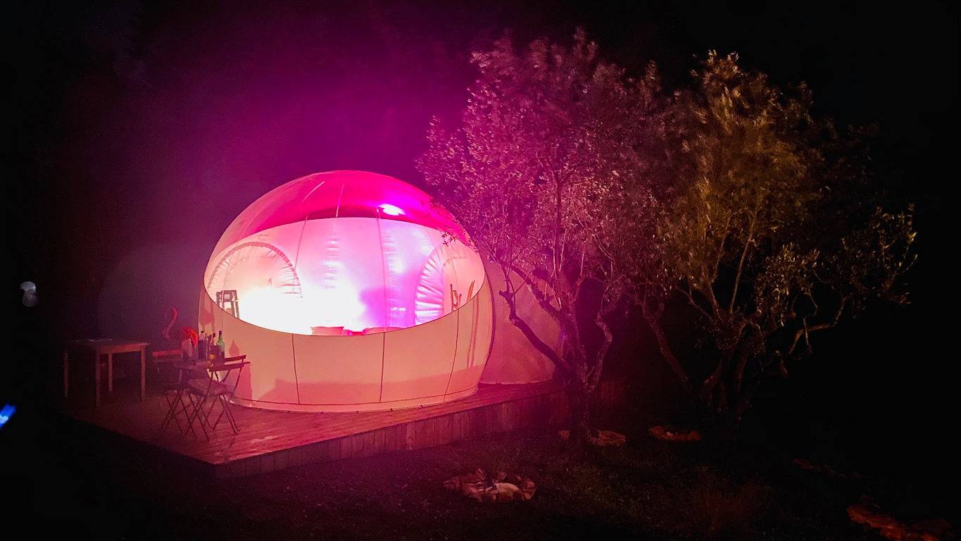 Logement insolite dans une bulle transparente in Trans-en-Provence, Région de Draguignan