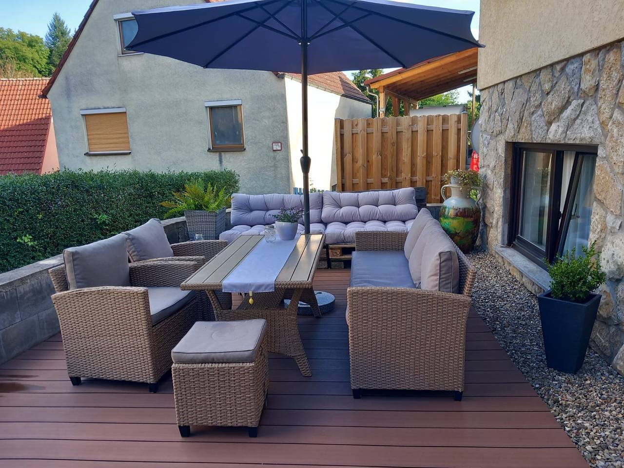 Ganze Wohnung, Ferienwohnung 'Reblaus' mit privater Terrasse und Wlan in Markt Einersheim, Fränkisches Weinland