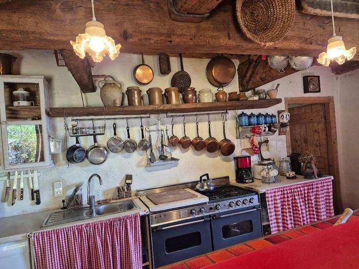 Location de vacances pour 10 personnes, avec terrasse ainsi que vue et jardin à Vernay - 3