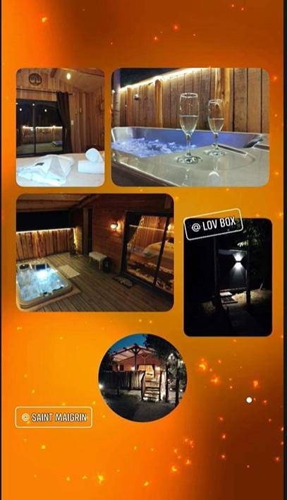 Gîte pour 2 personnes, avec sauna ainsi que jardin et jacuzzi à Saint-Maigrin - 3