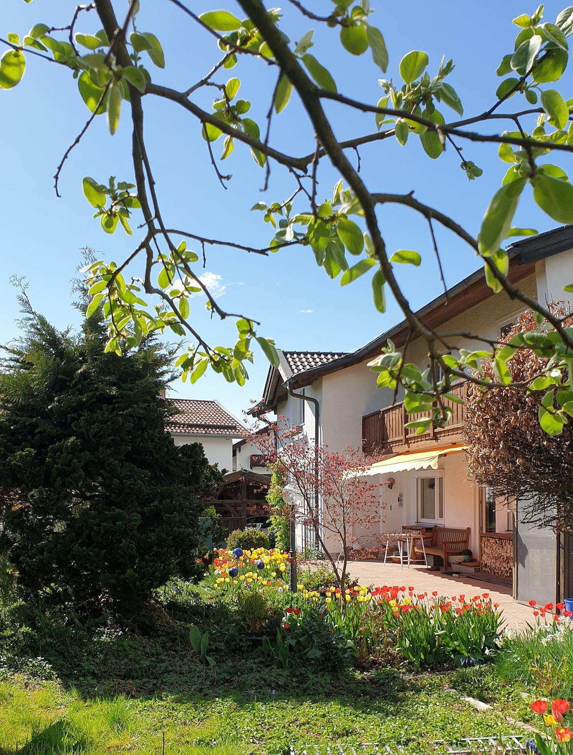 Ganze Ferienwohnung, Haus Johanna - Ferienwohnung 50qm, mit Balkon in Seebruck, Chiemsee