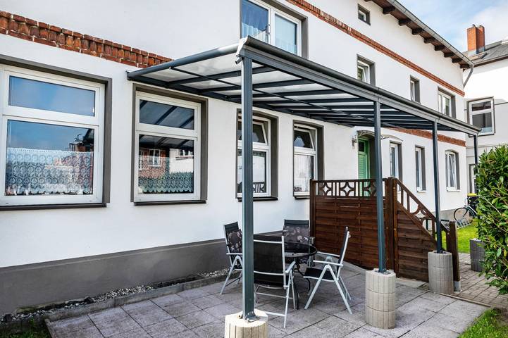 Studio für 3 Personen, mit Garten