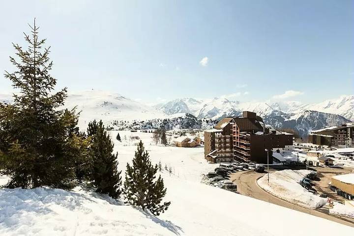 Ganzes Studio, Studio Ski an den Füßen Bergblick + 2 Kabinenecke 5 Personen - Auswahl in Huez, Nationalpark Écrins