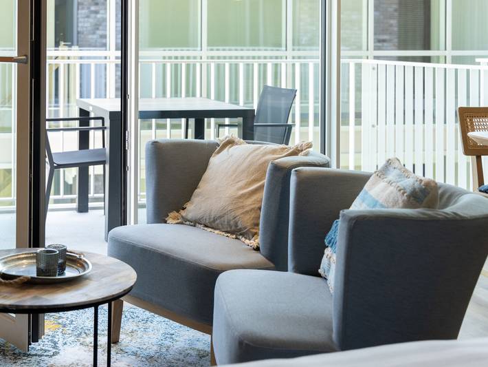Ferienwohnung für 2 Personen, mit Balkon und Terrasse in Egmond - 4