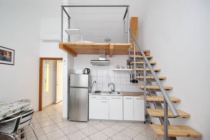Ganze Wohnung, Studio Apartment Judik - strandnah, ohne Balkon in Zarok, Baska