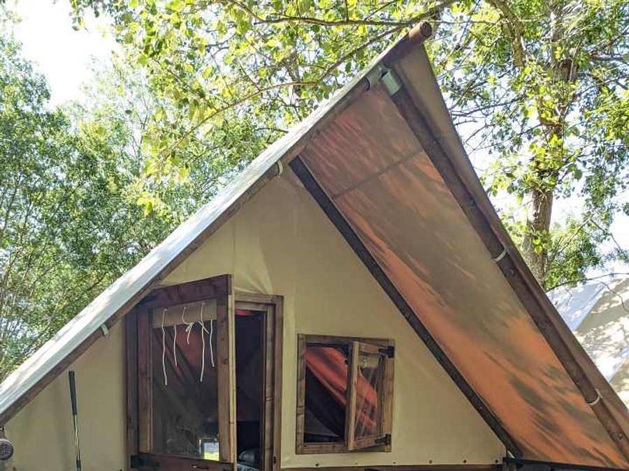 Camping de Lanven - Landhaus 4 personen - Familien-Ecolodge in Plomeur, Côte de Cornouaille