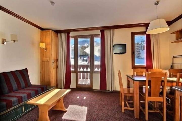 Appartement de vacances pour 6 personnes, avec balcon dans Plagne Soleil