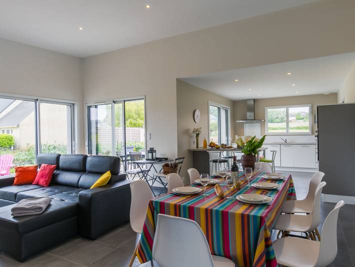 Location de vacances pour 6 personnes, avec Terrasse et Jardin à Tréflez