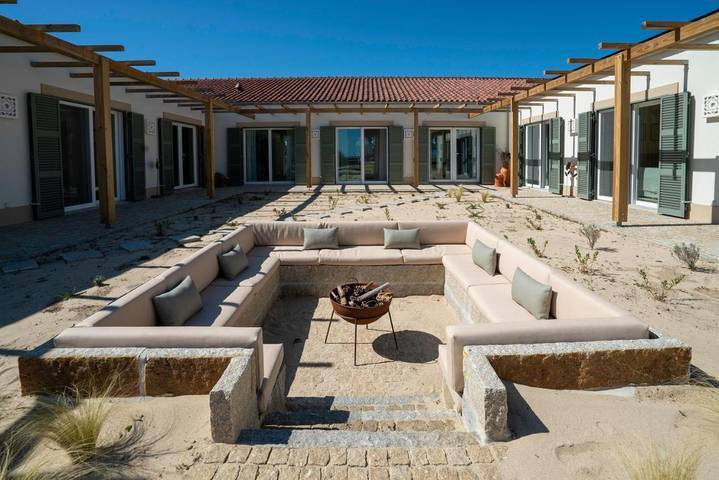 Casa de férias para 3 pessoas, com vista e vista para o lago e ainda jardim em Torreira