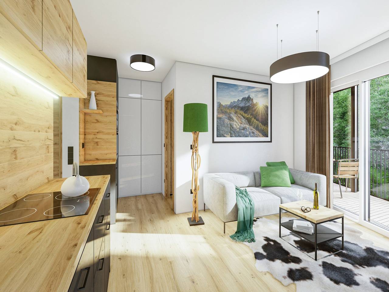 Ganze Wohnung, Bergzeitwohnung Saalbach direkt an der Skipiste in Saalbach, Saalbach-Hinterglemm