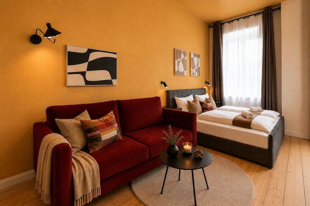 Appartement entier, Zentrales Studio mit Küche & Waschküche in Bielefeld, Rhénanie-du-Nord-Westphalie