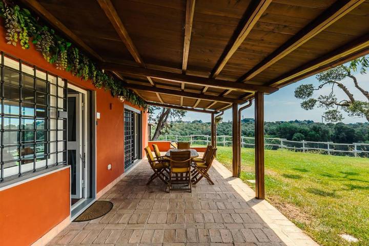 Chambre d’hôte pour 4 personnes, avec piscine ainsi que jardin et vue, animaux acceptés dans La Storta - 3