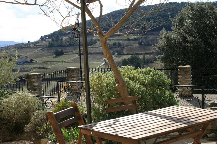 Maison de vacances pour 3 personnes, avec jardin et vue, animaux acceptés