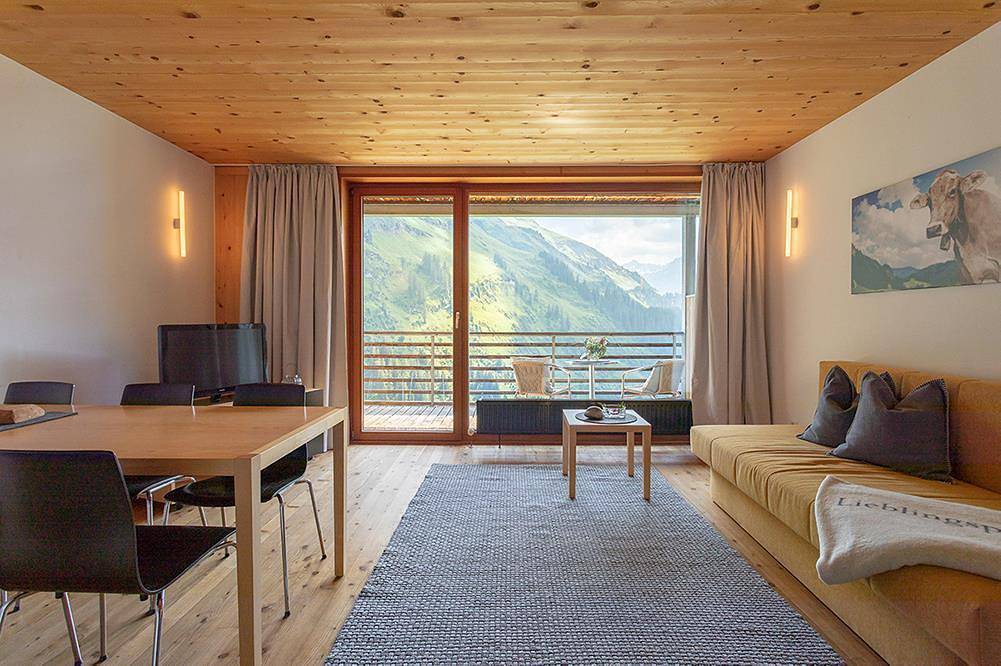 Entire holiday apartment, Appartements Lechblick in Warth, Bregenz Forest