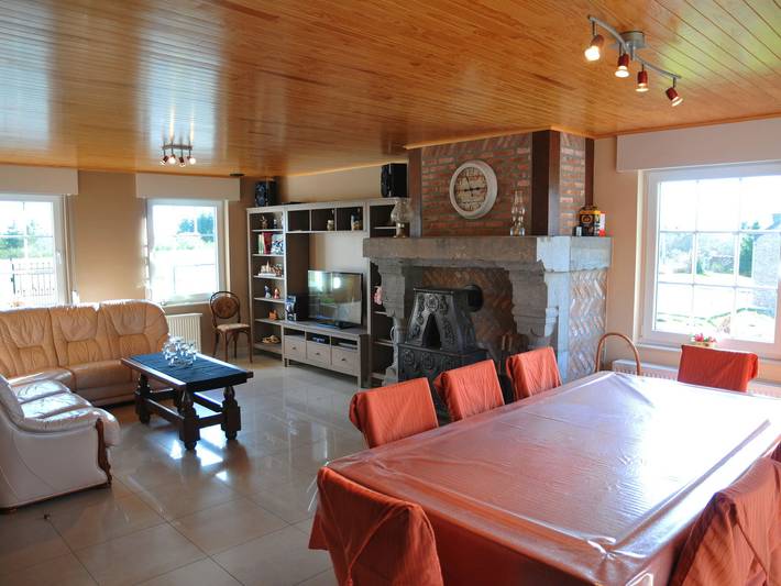 Location de vacances pour 9 personnes, avec terrasse et jardin, animaux acceptés à Somme-Leuze - 4