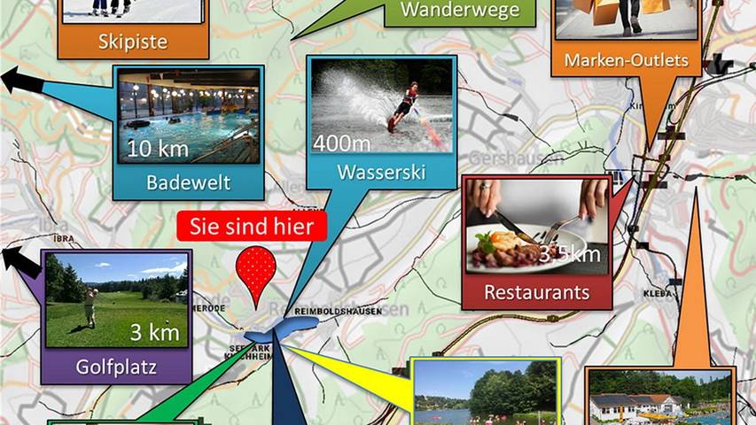 Ferienhaus für 9 Personen, mit Garten und Terrasse sowie Sauna, mit Haustier in Hessisches Bergland - 3