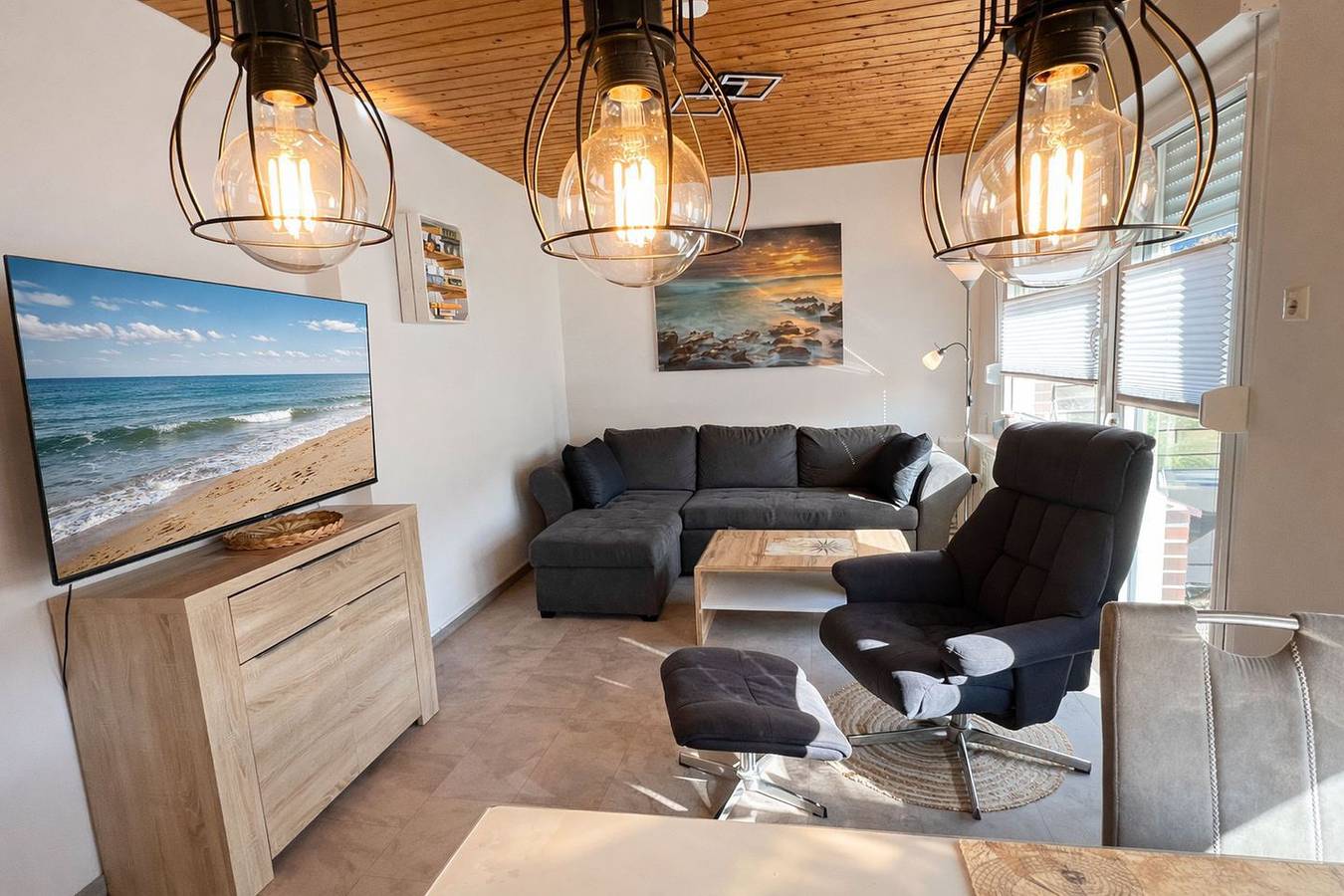 Ferienhaus Schillig Reede: strandnah mit Terrasse, Wlan & Parkplatz in Schillig Strand, Wangerland