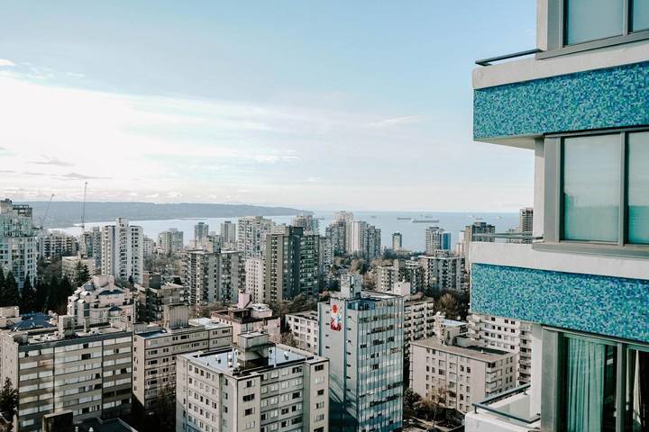 Hôtel pour 4 personnes, avec sauna et piscine ainsi que jacuzzi et balcon à Vancouver