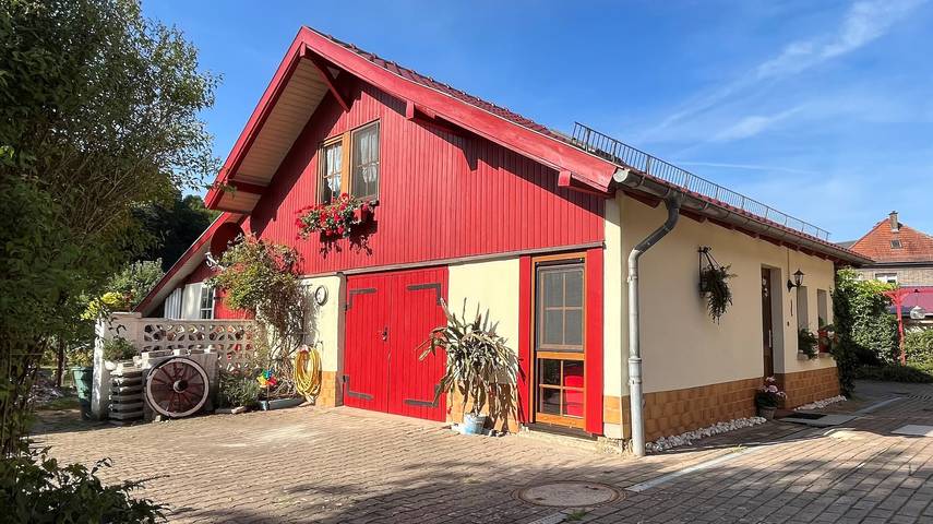 Ferienwohnung für 5 Personen, mit Balkon/Terrasse und Terrasse sowie Garten in Wartburg - 3