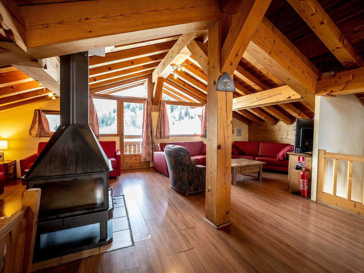Chalet pour 11 pers. avec jacuzzi et animaux acceptés in La Plagne, La Plagne-Tarentaise