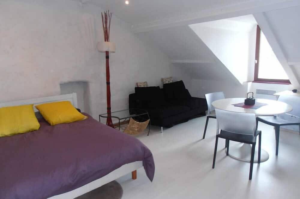Entire apartment, Very bright and quiet apartment overlooking a small shopping square in Le Palais, Côte des Mégalithes