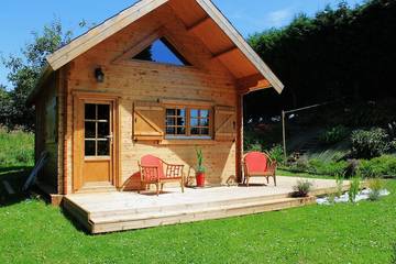 Chalet pour 3 personnes, avec jardin et terrasse en Seine-Maritime