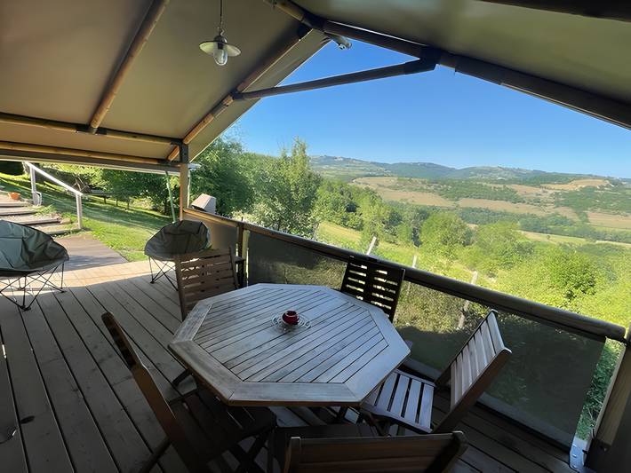 Chalet pour 5 personnes, avec balcon et jardin dans l' Aveyron - 2