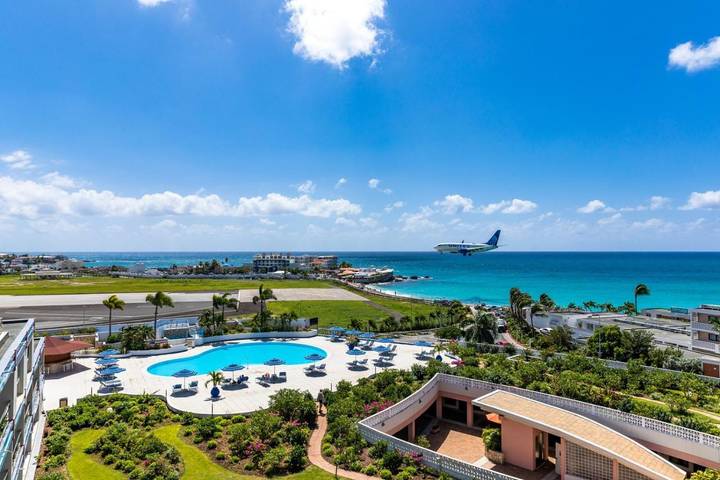 Hôtel pour 4 personnes, avec piscine ainsi que vue et jardin