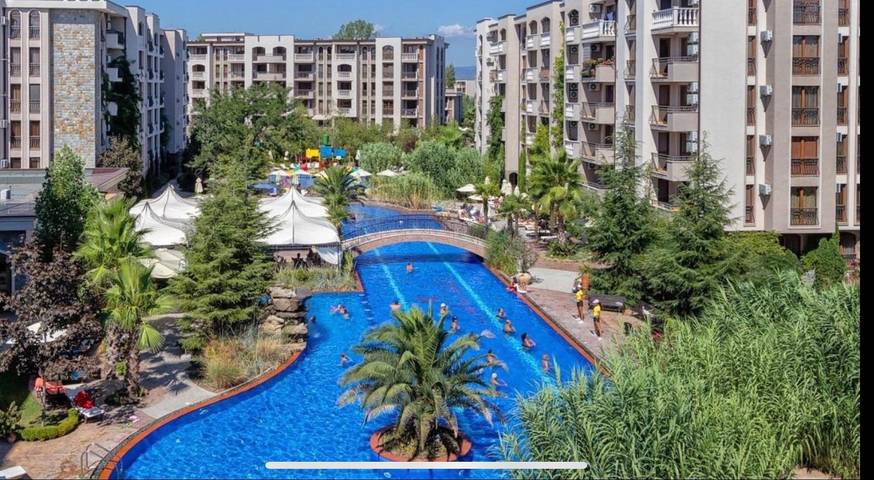 Holiday letting for 6 people, with garden and sauna in Sunny Beach