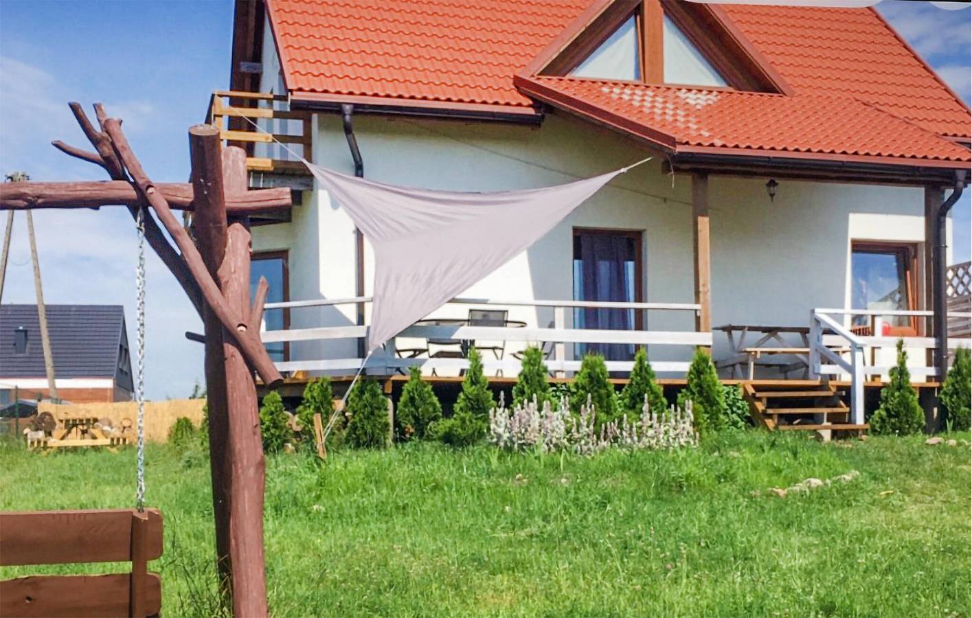 Ferienhaus für 12 Personen mit Ausblick in Masuren