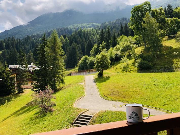 Ganzes Studio, Gemütliches Studio an der Piste mit Parkplatz und Balkon, ideal für 4 Personen in Valmorel, Les Avanchers-Valmorel