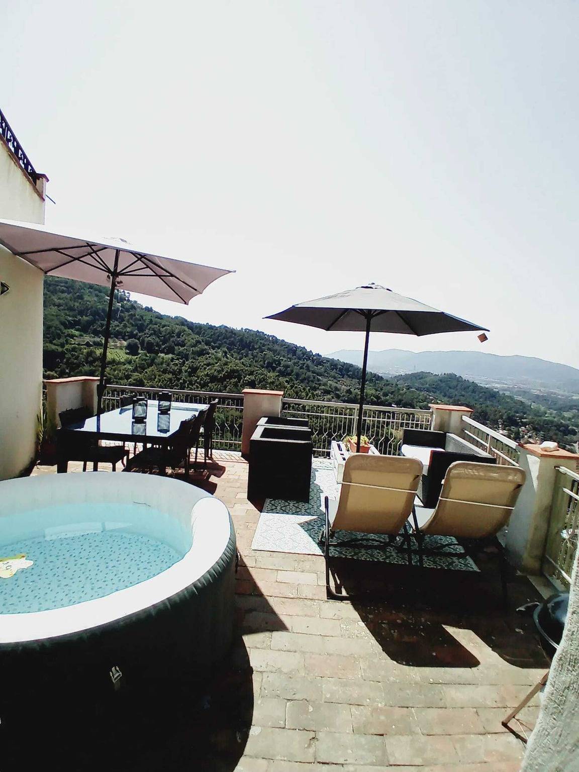 Ganze Wohnung, Komfortables Apartment mit Meerblick in Falcinello in Falcinello, Sarzana