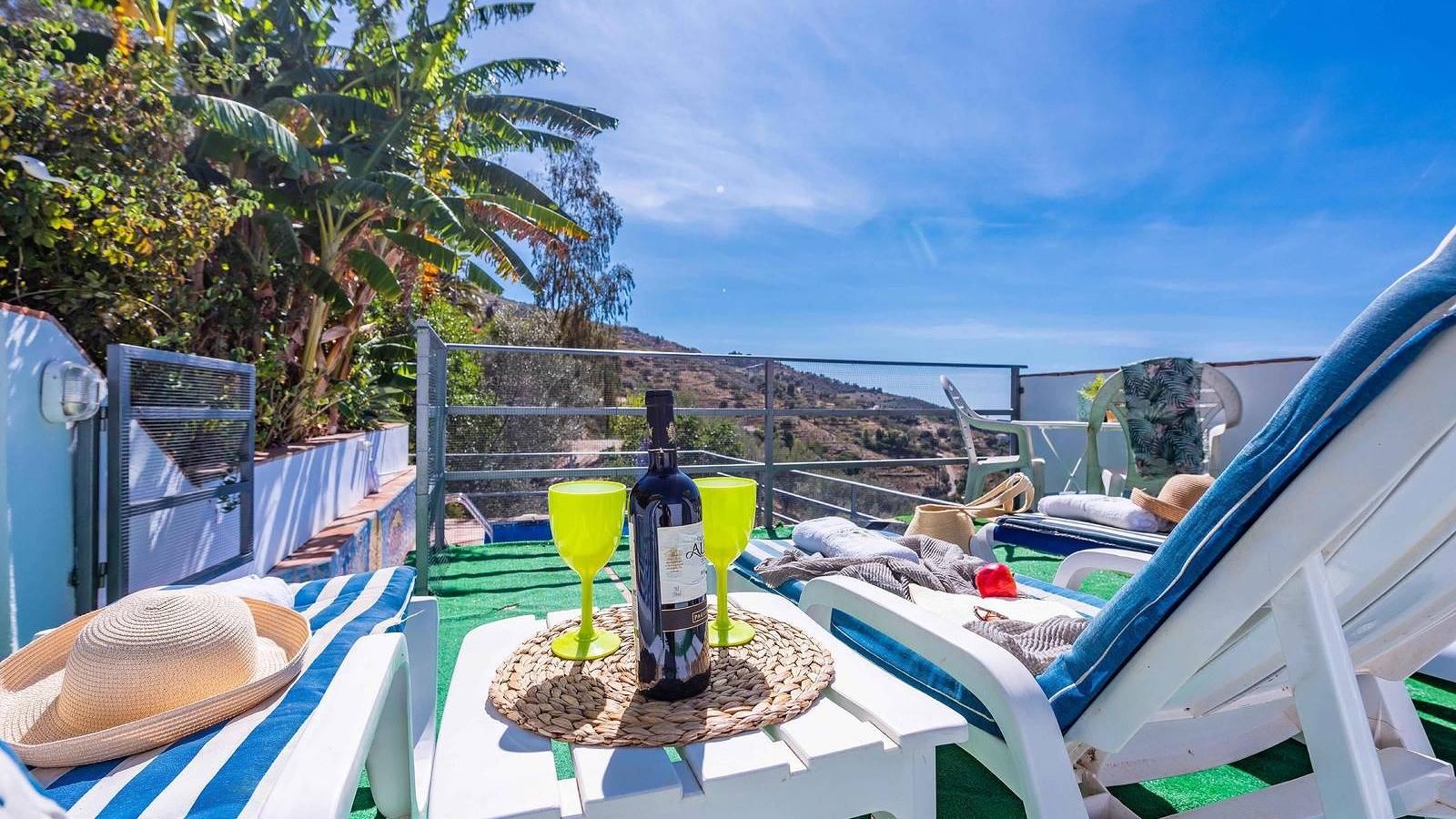 Villa for 4 personer med balkon/terrasse in Cómpeta, Costa del Sol
