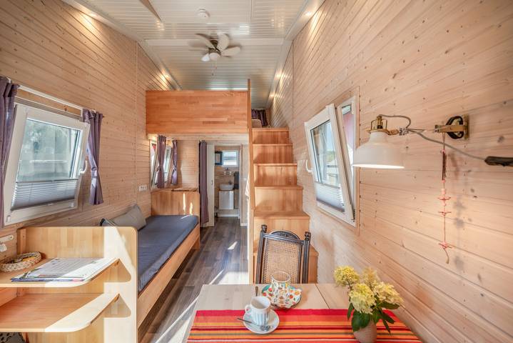 Geheel vakantieappartement, Tiny House „Tinyhaus Adelheid am Silbersee“ in Hochdorf (Freiburg), Freiburg