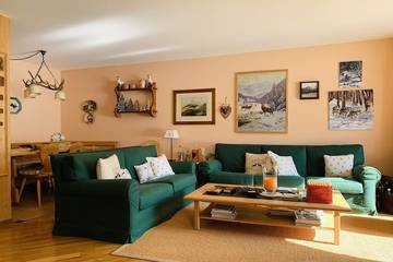 Hütte für 8 Personen, mit Balkon und Garten in St. Moritz