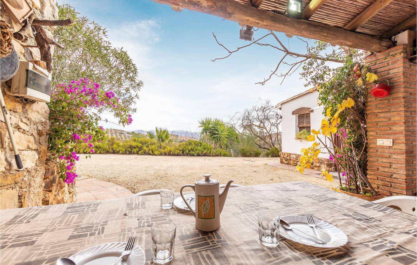 Terrassen-Pool-Apartment mit Klimaanlage und Internet in Antequera, Málaga Provinz