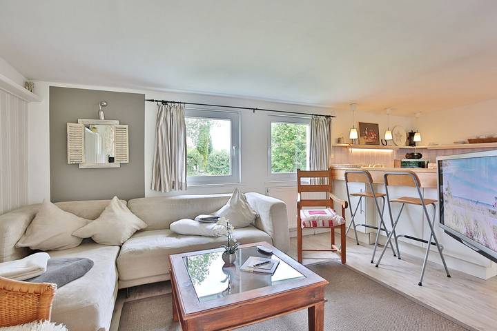 Bungalow für 5 Personen, mit Terrasse und Garten