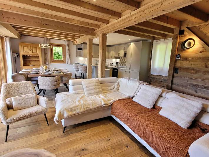 Gîte pour 8 personnes, avec Balcon et Terrasse à Les Gets