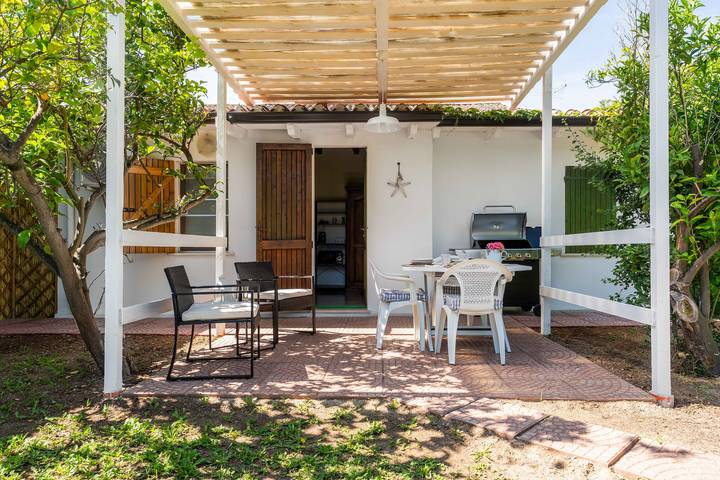 Appartement de vacances pour 2 personnes, avec Jardin à Quartu Sant'Elena