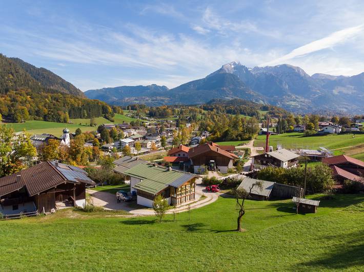 Ferienwohnung für 3 Personen, mit Balkon und Terrasse sowie Garten