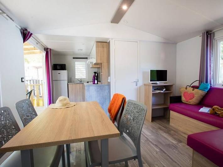 Mobil home pour 6 personnes, avec piscine à Joyeuse - 4