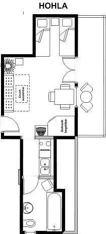 Ferienwohnung für 4 Personen, mit Pool und Sauna sowie Whirlpool und Balkon in Bolsterlang - 4