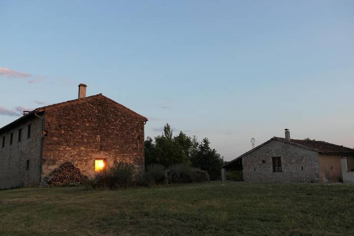 Maison de vacances pour 9 personnes, avec terrasse ainsi que vue et jardin