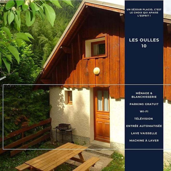 Gîte pour 6 personnes, avec jacuzzi et piscine à La Chapelle-en-Valgaudémar