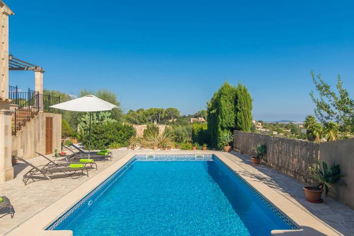 Pleta De Bonany - Villa con piscina privada en Vilafranca De Bonany. Wifi Gratis in Villafranca de Bonany, Interior de Mallorca