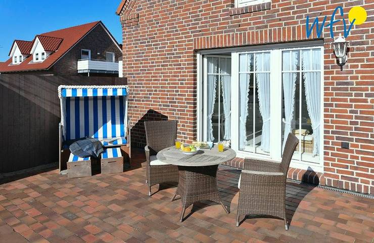 Ferienwohnung für 3 Personen, mit Terrasse und Garten auf Juist - 2