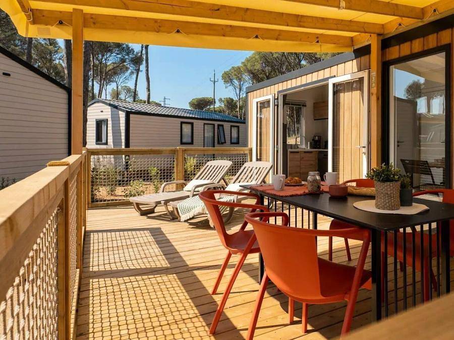 Camping Sandaya l'Etoile d'Argens - Casa mobile 4 persone - Cottage Provenza 3 Camere 4 Persone Aria condizionata + Tv in Frejus, Costa mediterranea (Francia)