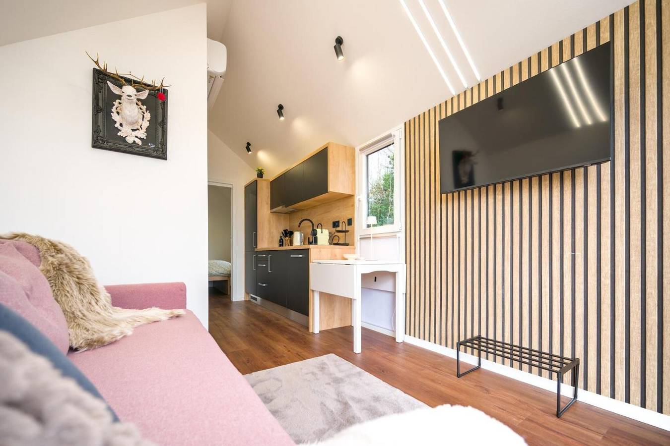 Ganze Ferienwohnung, Modernes, helles Tiny Haus naturnah an den Weinreben mit eigener Terrasse in Efringen-Kirchen, Hochschwarzwald